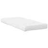 vidaXL Lit de jour avec matelas blanc 80x200 cm bois de pin massif