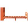 vidaXL Cadre de lit sans matelas cire marron 75x190 cm bois pin massif