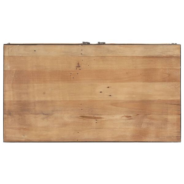 vidaXL Table basse 90x50x39 cm Bois de récupération massif