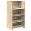 vidaXL Bureau r&eacute;ception ch&ecirc;ne sonoma 155x50x103,5 cm bois d'ing&eacute;nierie