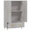 vidaXL Buffet haut sonoma gris 69,5x31x115 cm bois d'ing&eacute;nierie