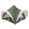 vidaXL Tente Tipi avec toit Vert 6 personnes Polyester et Acier