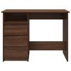vidaXL Bureau chêne marron 102x50x75 cm bois d'ingénierie