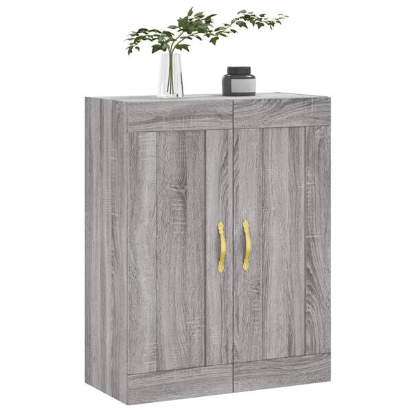 vidaXL Armoire murale sonoma gris 69,5x34x90 cm bois d'ingénierie
