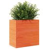 vidaXL Jardini&egrave;re cire marron 70x40x68,5 cm bois de pin massif