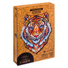 UNIDRAGON Puzzle en bois 700 pcs Lovely Tiger Taille royale 45x56 cm