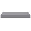 vidaXL &Eacute;tag&egrave;res murales flottantes 2 pcs Gris 40x23x3,8 cm MDF
