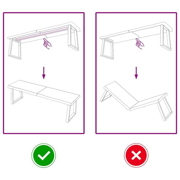 vidaXL Dessus de table marron fonc&eacute; bois ch&ecirc;ne massif trait&eacute;