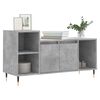 vidaXL Meuble TV Gris b&eacute;ton 100x35x55 cm Bois d'ing&eacute;nierie