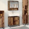 vidaXL Meuble de Lavabo de Salle de Bain Bois Ancien 65 x 33 x 60 cm