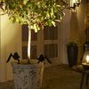 Luxform Lampe de jardin LED solaire intelligente hybride Texas Noir