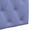 vidaXL T&ecirc;te de lit suspendue Bleu denim 190 x 55 x 7 cm tissu