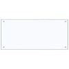 vidaXL Protection de cuisine 2 pcs Transparent 90 x 40 cm verre trempé