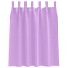 vidaXL Rideaux occultants avec anneaux 2 pcs Violet 140 x 140 cm