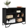 vidaXL Buffet noir 101x35,5x74,5 cm bois d'ing&eacute;nierie