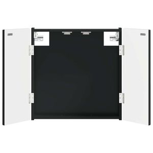 vidaXL Cabinet pour cible ALKMAAR Noir 52,5 x 10,5 x 53,5 cm