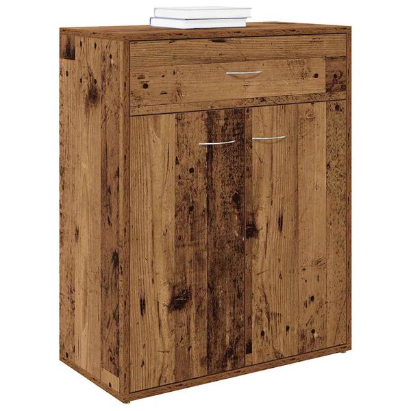 vidaXL Buffet vieux bois 60x30x75 cm bois d'ing&eacute;nierie