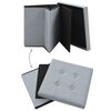 vidaXL Tabourets de rangement pliables lot de 2 gris clair Faux lin