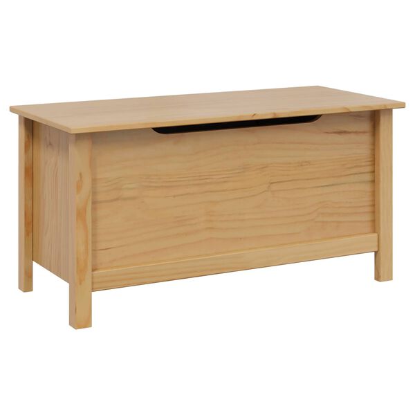 vidaXL Bo&icirc;te de rangement Hill Marron miel 90 x 40 x 45 cm