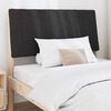 vidaXL T&ecirc;te de lit capitonn&eacute;e Noir 100 cm Pin massif