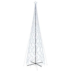 vidaXL Arbre de No&euml;l c&ocirc;ne 3000 LED Blanc froid 230x800 cm