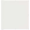 vidaXL &Eacute;cran de balcon Blanc 110 x 200 cm Tissu Oxford