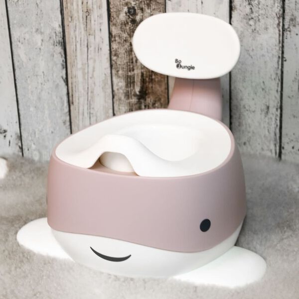 Bo Jungle Pot de toilette B-Whale Rose pastel
