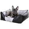 Kerbl Lit pour chiens Chiara 42 x 32 cm Gris et Noir 80360