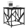vidaXL Table basse noir 45x45x47,5 cm bois d'ingénierie