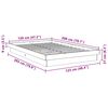 vidaXL Cadre de lit sans matelas 120x200 cm bois massif de chêne