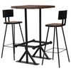 vidaXL Mobilier de bar 3 pcs Bois de r&eacute;cup&eacute;ration massif