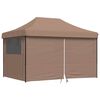 vidaXL Tente de f&ecirc;te Marron 279 x 410 x 315 cm Tissu Oxford