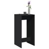 vidaXL Table de bar noir 51x50x103,5 cm bois d'ing&eacute;nierie