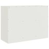 vidaXL Buffet blanc 99x39x73 cm acier