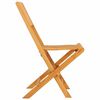 vidaXL Chaises de jardin pliantes lot de 8 47x61x90cm bois massif teck