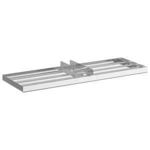 vidaXL Tête de remplacement de râteau de jardin Acier inoxydable