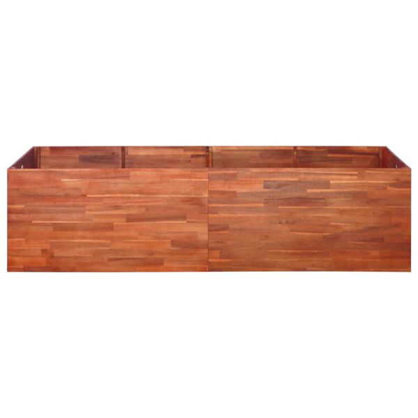 vidaXL Lit surélevé de jardin Bois d'acacia 200x50x50 cm