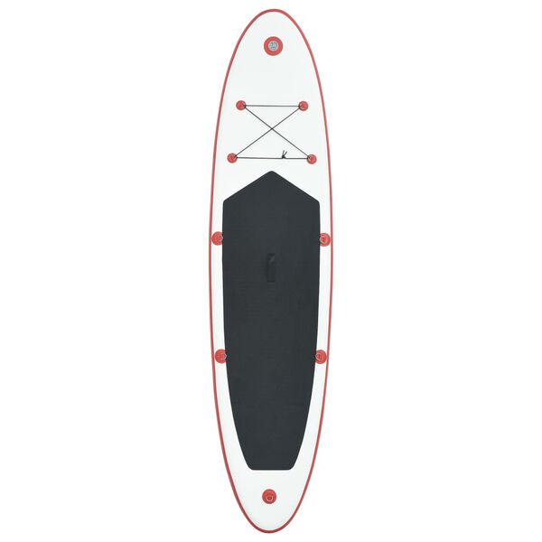 vidaXL Ensemble de planches SUP gonflables Rouge et blanc