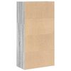 vidaXL Biblioth&egrave;que sonoma gris 60x30x114 cm bois d'ing&eacute;nierie