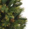vidaXL Sapin de No&euml;l artificiel avec branches pliables et c&ocirc;nes 120 cm