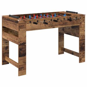 vidaXL Table de Foosball Bois ancien 125 x 60,5 x 80 cm
