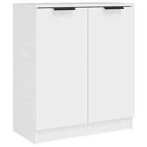 vidaXL Buffet Blanc 60x30x70 cm Bois d'ing&eacute;nierie