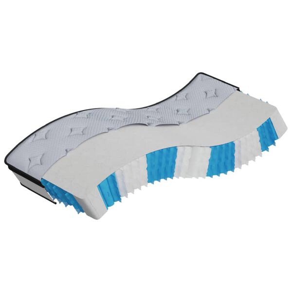 vidaXL Matelas à ressorts ensachés moyen 90x190 cm