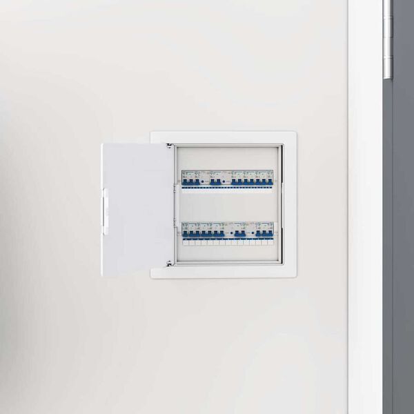 vidaXL Panneaux d'Acc&egrave;s 2 pcs Blanc 20 x 20 cm Plastic ABS