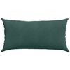 vidaXL Coussins de canap&eacute; 2 pcs Vert fonc&eacute; 80 x 40 cm