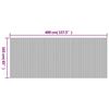 vidaXL Cloison de s&eacute;paration marron largeur 400 cm hauteur 165 cm bambou