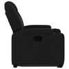 vidaXL Fauteuil inclinable noir tissu