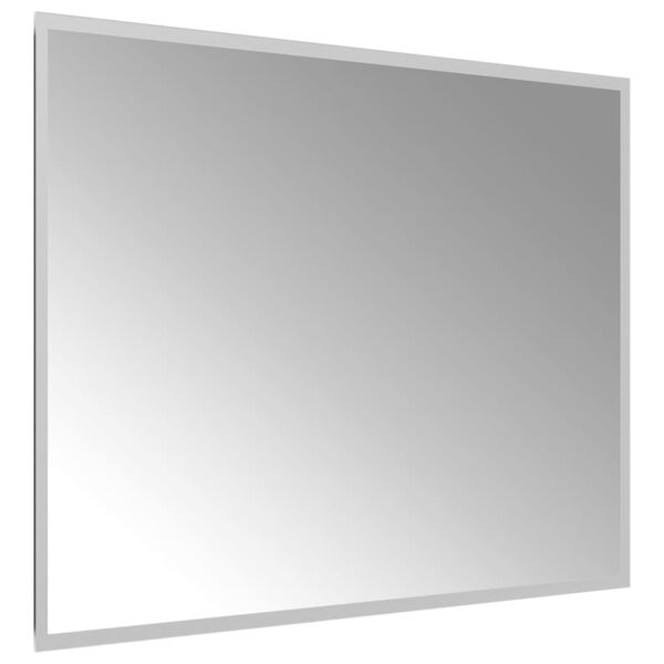 vidaXL Miroir de salle de bain &agrave; LED 80x60 cm