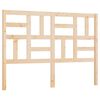 vidaXL T&ecirc;te de lit 126x4x104 cm Bois massif de pin