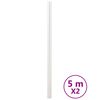 vidaXL Autocollants auto-adh&eacute;sifs pour meuble transparent 90x500cm PVC
